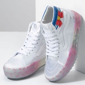 Vans x Sailor Moon	Sk8-Hi Stacked Platform Shoe Sneaker women's  5.5
